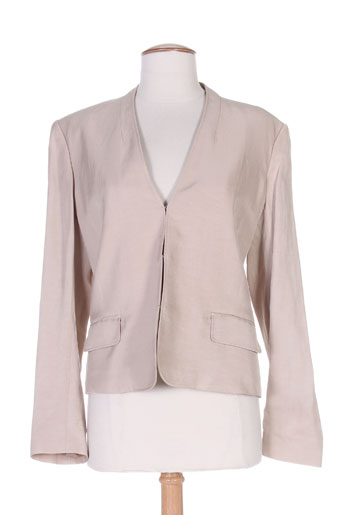 nathalie chaize vestes femme de couleur beige