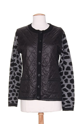 felino gilets femme de couleur noir