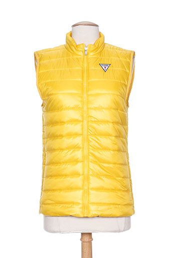 guess manteaux garçon de couleur jaune