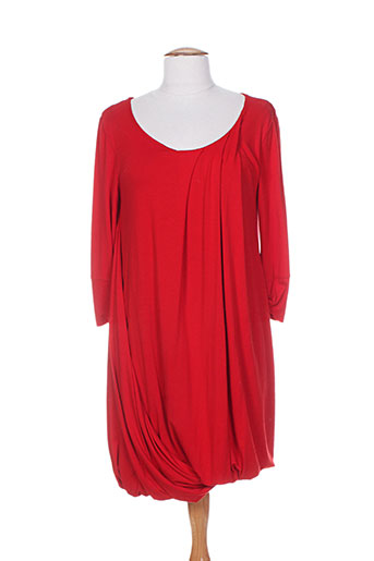 pois robes femme de couleur rouge