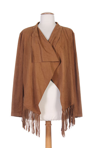 only vestes femme de couleur marron