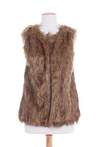 tiffosi gilets femme de couleur marron