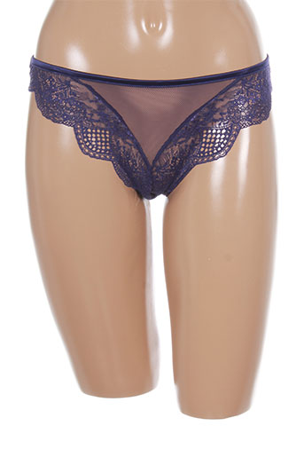 implicite lingerie femme de couleur bleu