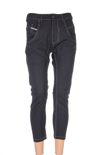 tricot chic pantacourts femme de couleur noir