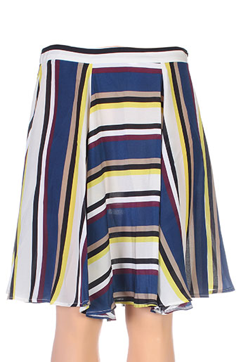 tricot chic jupes femme de couleur bleu