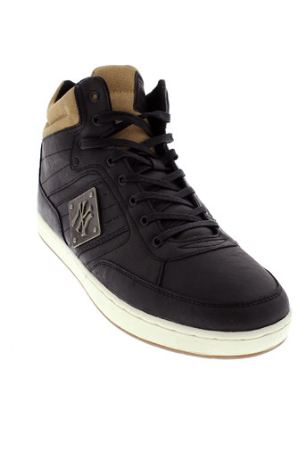 new york yankees chaussures homme de couleur noir