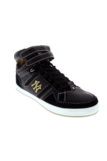 new york yankees chaussures homme de couleur noir