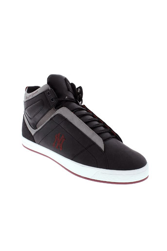 new york yankees chaussures homme de couleur noir