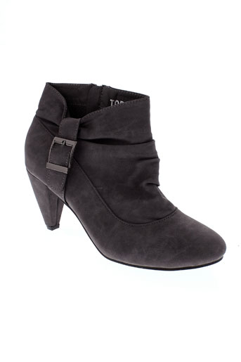 top or chaussures femme de couleur gris