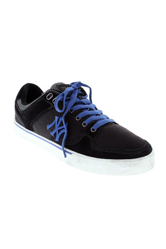 new york yankees chaussures homme de couleur noir
