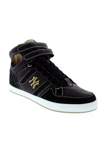 new york yankees chaussures homme de couleur noir
