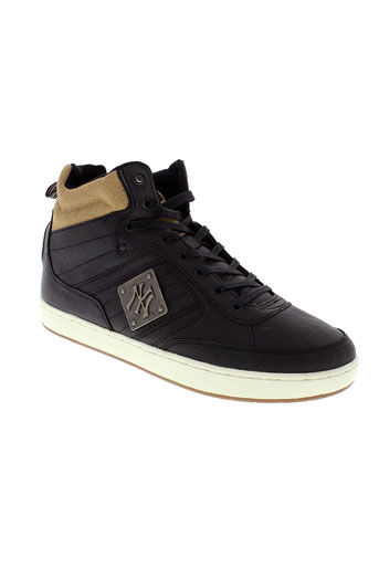 new york yankees chaussures homme de couleur noir