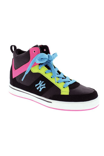 new york yankees chaussures femme de couleur noir