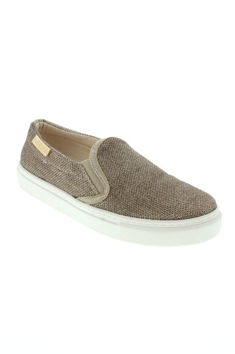 guess chaussures femme de couleur jaune