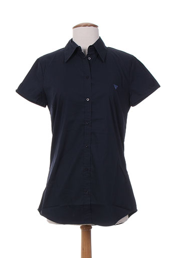 guess chemises femme de couleur bleu