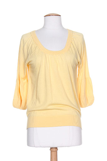 zlk pulls femme de couleur jaune