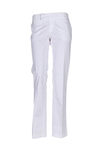 salsa pantalons femme de couleur blanc