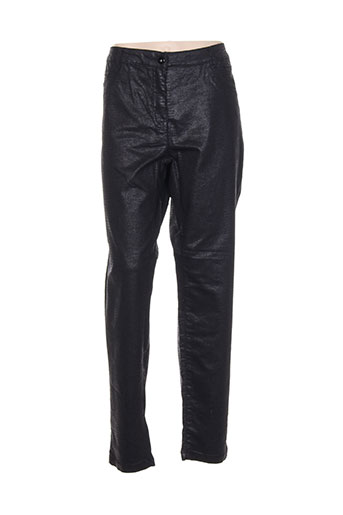 brandtex pantalons femme de couleur noir