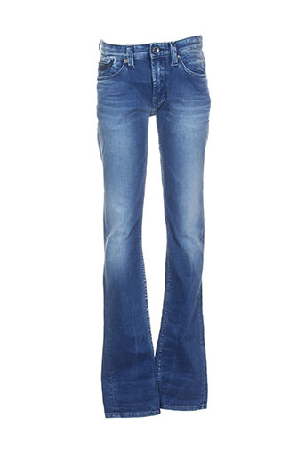 teddy smith jeans fille de couleur bleu