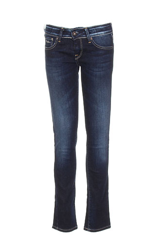 pepe jeans jeans fille de couleur bleu