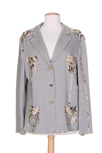 coccapani vestes femme de couleur gris
