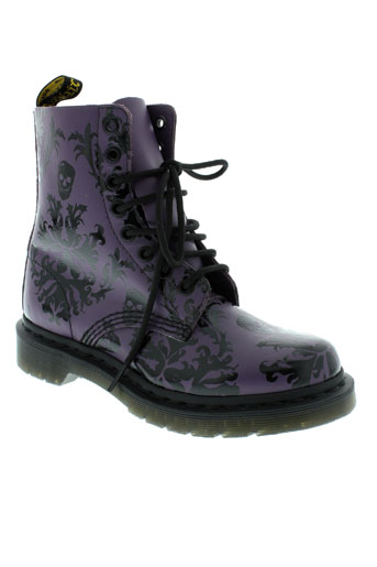 dr et martens bottines femme de couleur violet