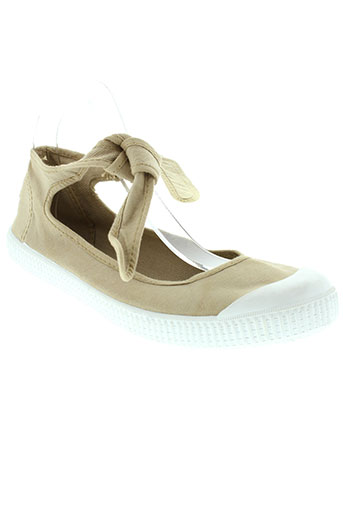 victoria chaussures femme de couleur beige