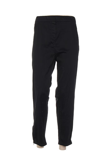 mellem pantalons femme de couleur noir
