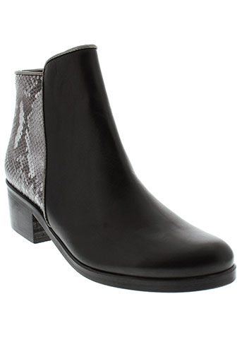 coco et abricot chaussures femme de couleur noir