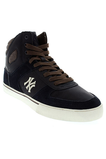 new york yankees chaussures homme de couleur bleu