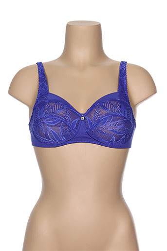 barbara lingerie femme de couleur bleu