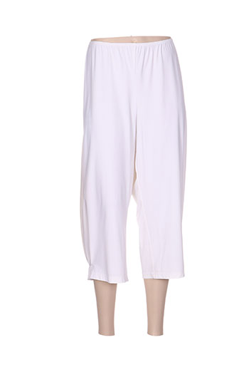 jean delfin pantacourts femme de couleur blanc