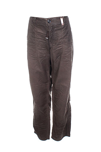 high jeans femme de couleur marron