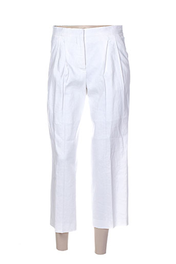 paul smith pantalons femme de couleur blanc