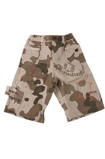 la tribbu shorts / bermudas garçon de couleur beige
