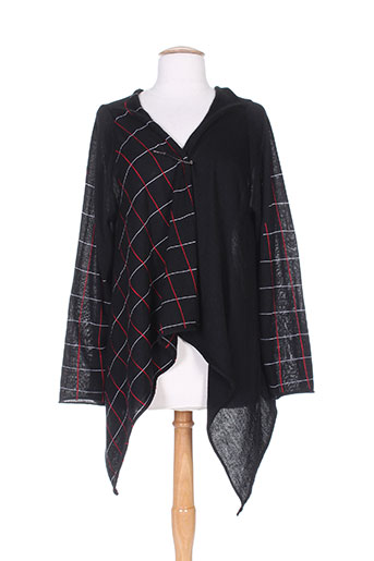 kokomarina gilets femme de couleur noir