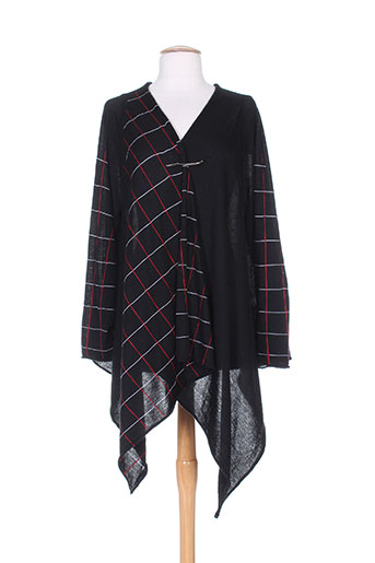 kokomarina gilets femme de couleur noir