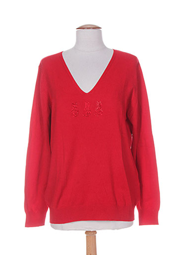 felino pulls femme de couleur rouge