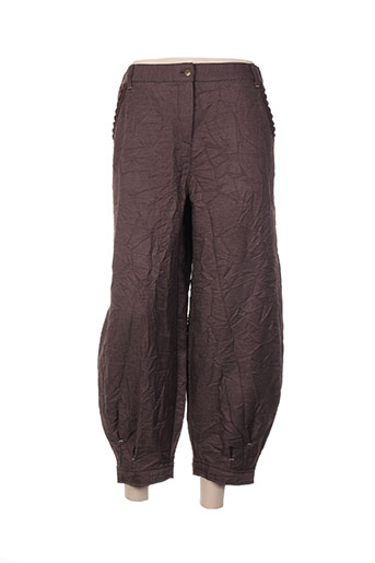 mellem pantacourts femme de couleur marron