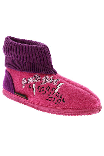 giesswein chaussures fille de couleur rose