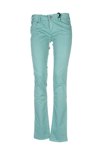 cimarron pantalons femme de couleur vert