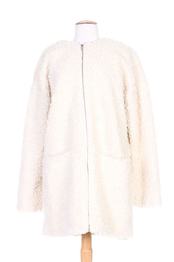 minimum manteaux femme de couleur blanc