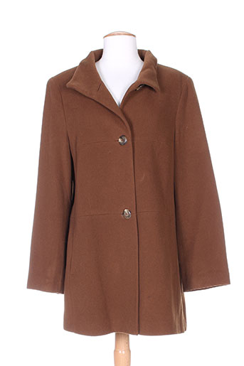 secher manteaux femme de couleur marron