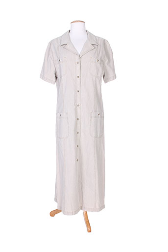 francoise de france robes femme de couleur beige