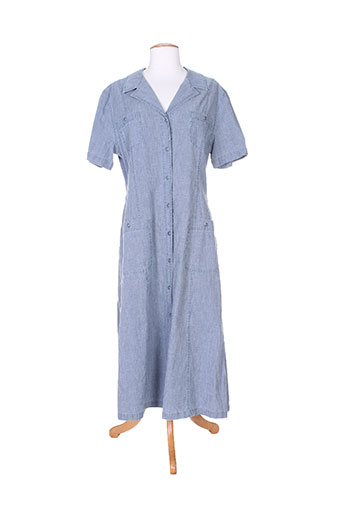 francoise de france robes femme de couleur bleu