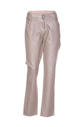 jensen pantalons femme de couleur beige