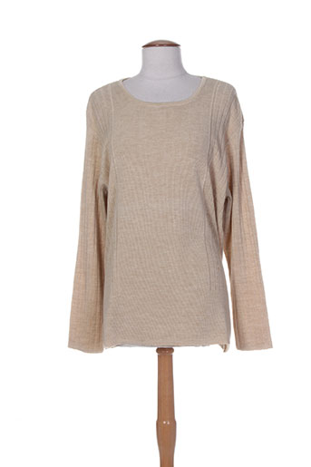 luisa ferri pulls femme de couleur beige