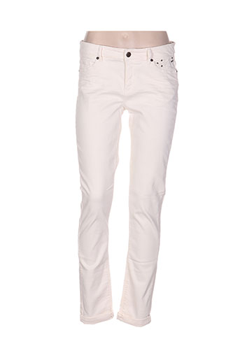 ikks jeans femme de couleur beige