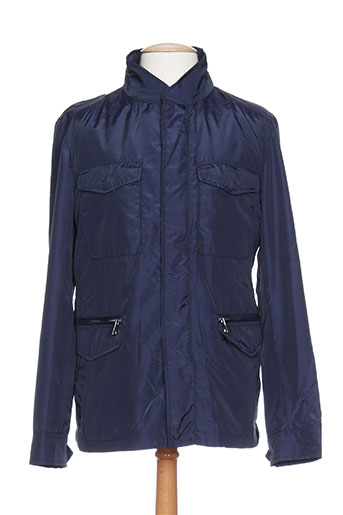 marciano manteaux homme de couleur bleu