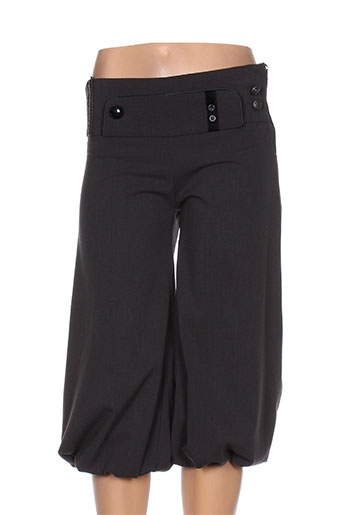 hippocampe pantacourts femme de couleur gris